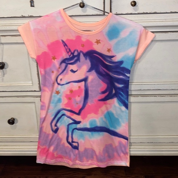 wonder nation Other - Wonder Nation sleepy Unicorn 🦄 shortsleeve girls nightgown neon bright colors M